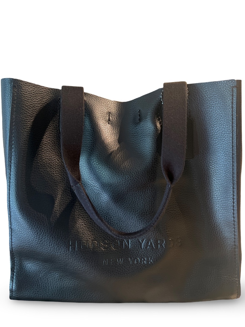 Limited Edition Coach Hudson Yards NYC Headquarters Slouchy Black Leather Tote